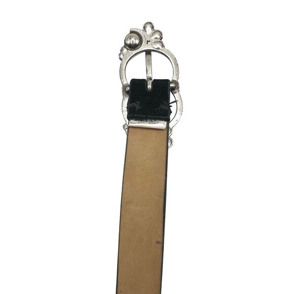 Banana Republic | Women | Rhinestone Buckle Italian Suede Leather Belt | Medium main image 10